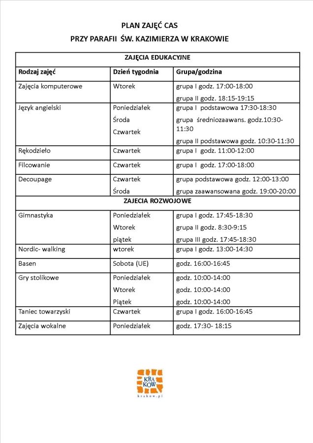 Parafia październik plakat