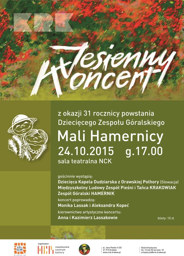 jesienny koncert plakat