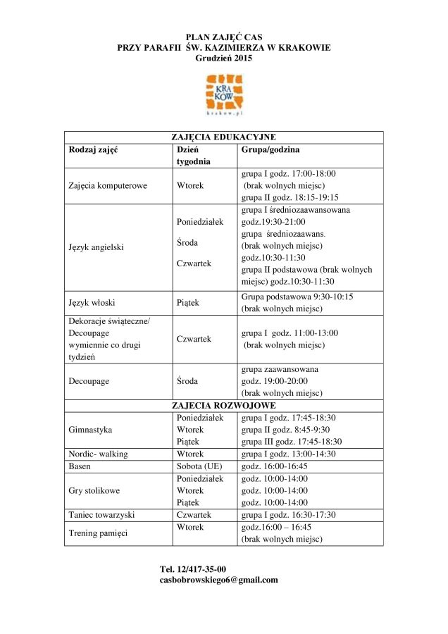 CAS przy parafii grudzień JPG