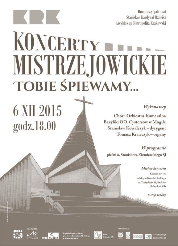 Koncert Mistrzejowicki Grudzień plakat