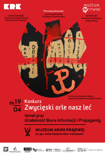 Muzeum AK - konkurs Zwycięski orle nasz leć - plakat