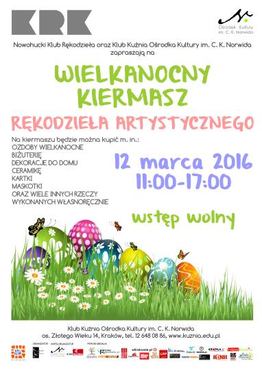 kiermasz wielkanocny - plakat