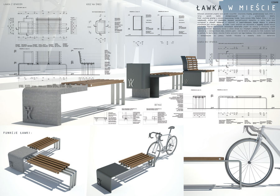 ławka, projekt 2b