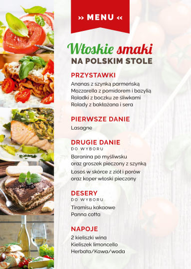 Włoskie menu
