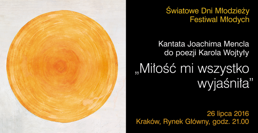 Kantata Joachima Mencla - plakat