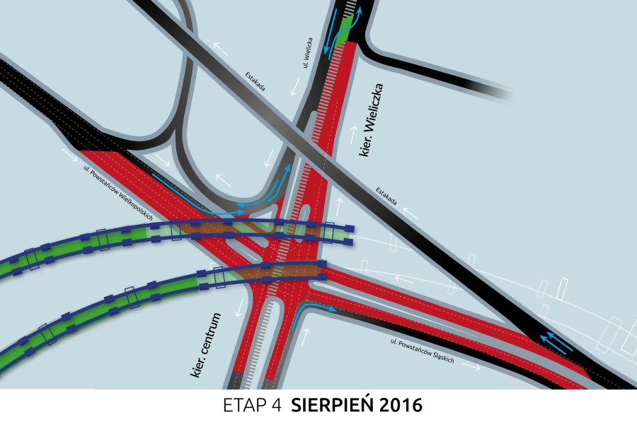 Łącznica kolejowa utrudnienia 16 sierpnia