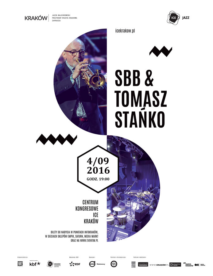 ICE Jazz: SBB & Tomasz Stańko - plakat