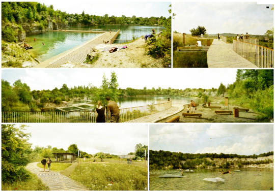 park zakrzówek - projekt  trzecie  miejsce