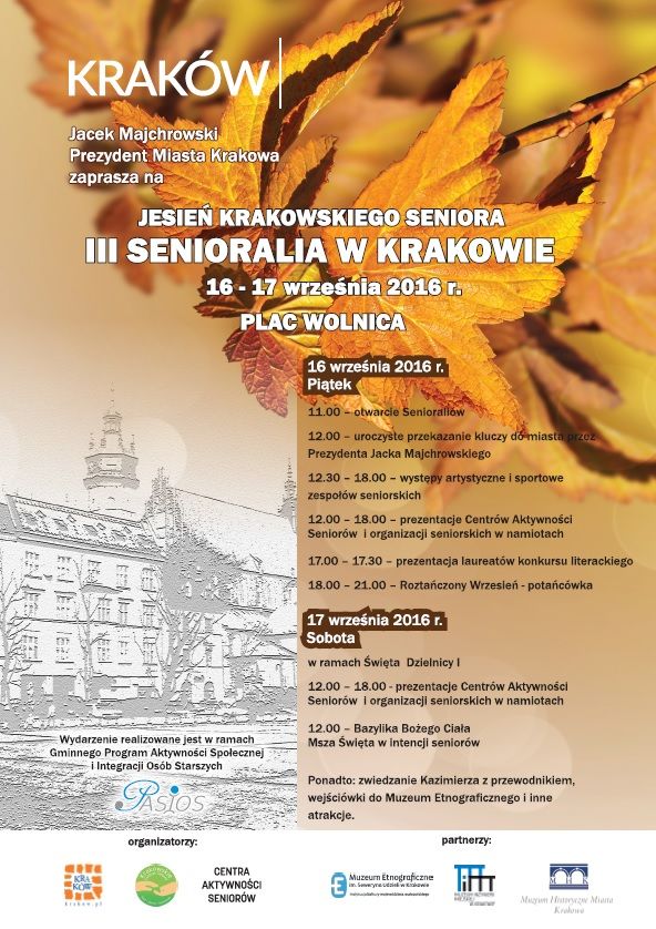 Senioralia III  plakat