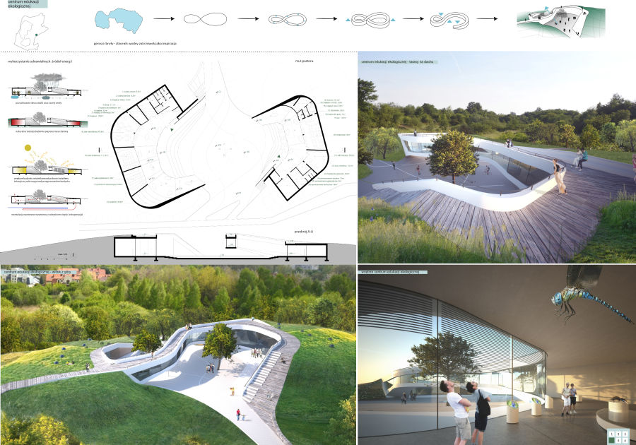 park zakrzówek - projekt drugie miejsce