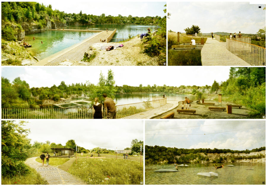 park zakrzówek - projekt  trzecie  miejsce