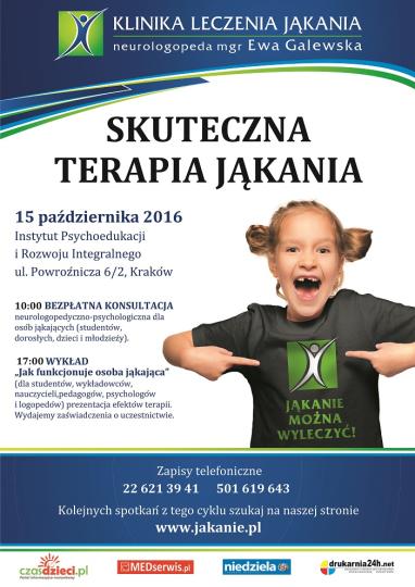 plakat jąkanie