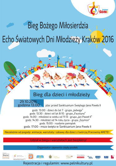 Bieg Miłosierdzia plakat