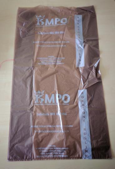MPO, worki na porażone rośliny