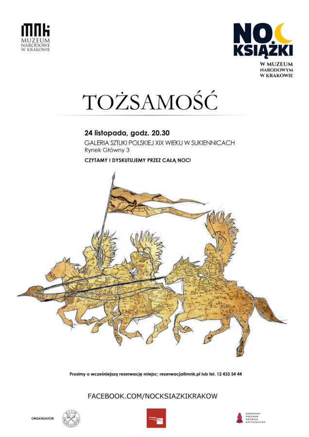 noc książki plakat