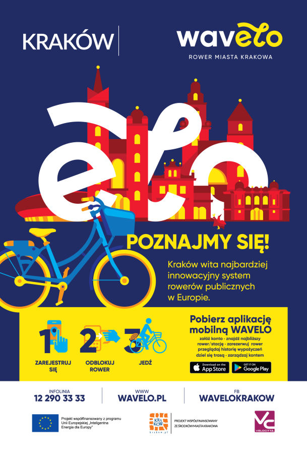 promocja wavelo rowery plakat