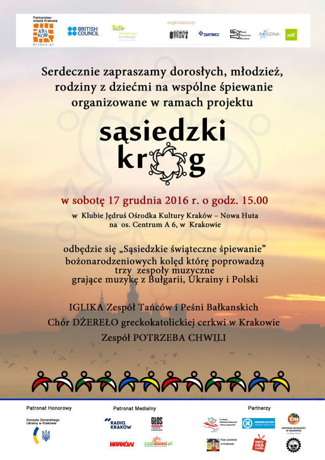 plakat sąsiedzki krąg