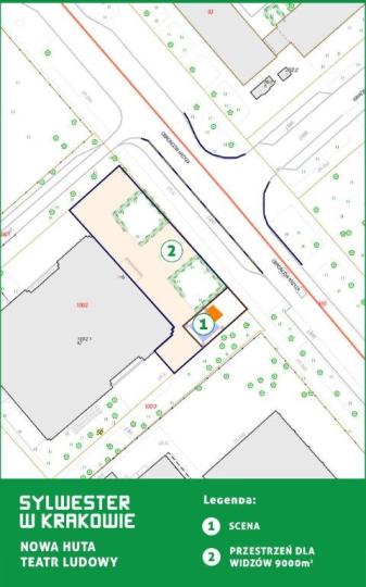 Sylwester 2016 - Scena przy Teatrze Ludowym