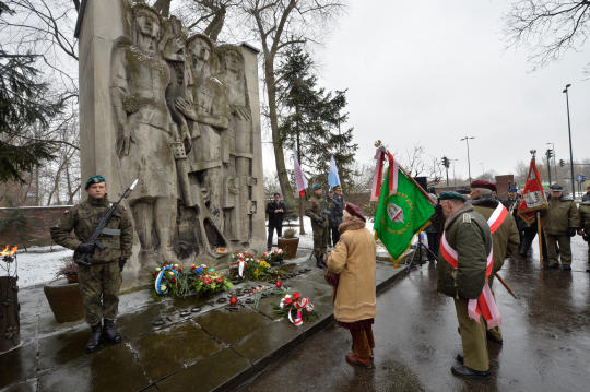 72. rocznica zakończenia okupacji hitlerowskiej w Krakowie