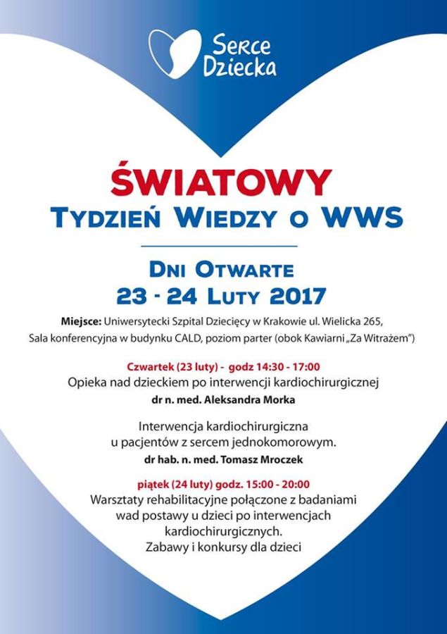 Tydzień Wiedzy o Wrodzonych Wadach Serca