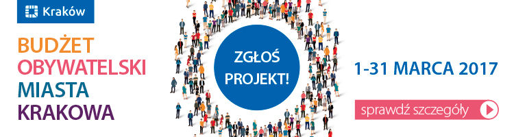 Budżet Obywatelski Miasta Krakowa 2017, banner