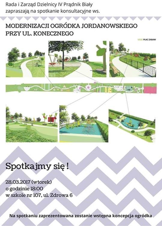 plakat ogródek jordanowski konsultacje