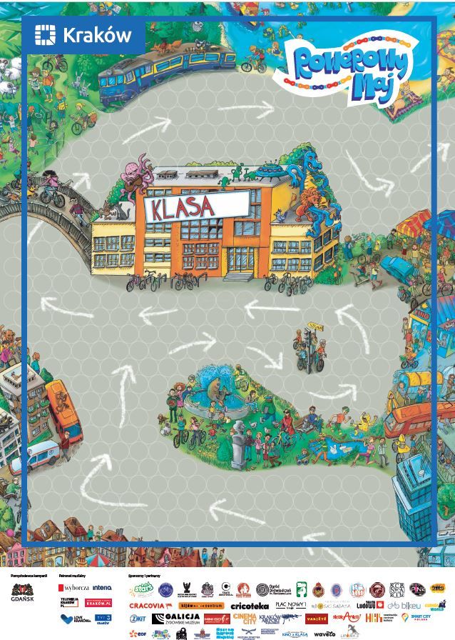 rowerowy maj, plakat