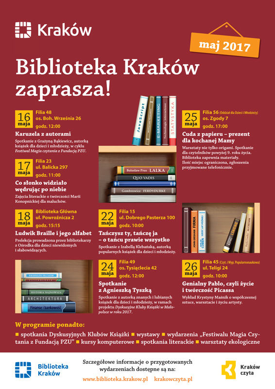 biblioteka kraków maj