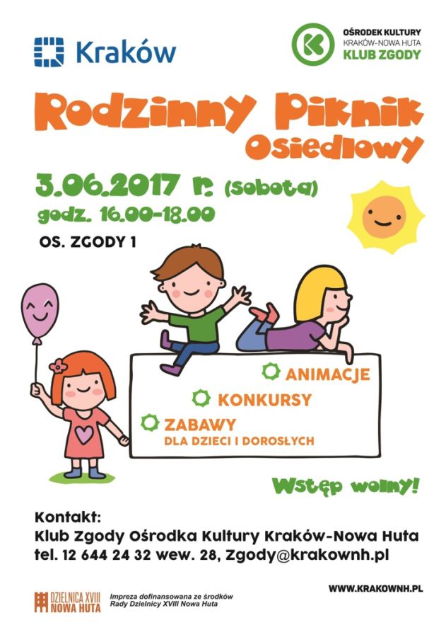 rodzinny piknik osiedlowy, os. Zgody