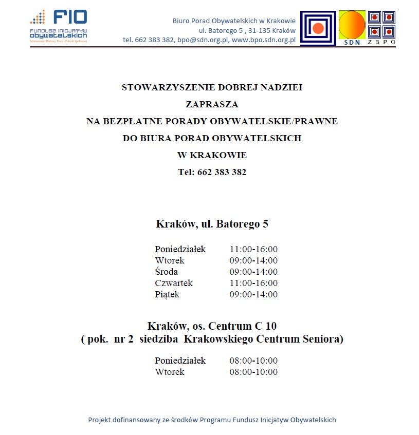 Dobra Nadzieja Porady prawne