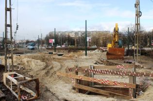 II etap modernizacji torowiska na Rondzie Kocmyrzowskim