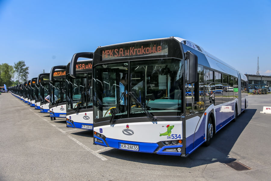 Krakowianie pojadą 77 nowymi ekologicznymi autobusami