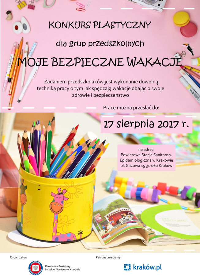 Moje Bezpieczne Wakacje, plakat