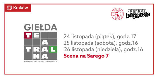 Giełda Teatralna - plakat