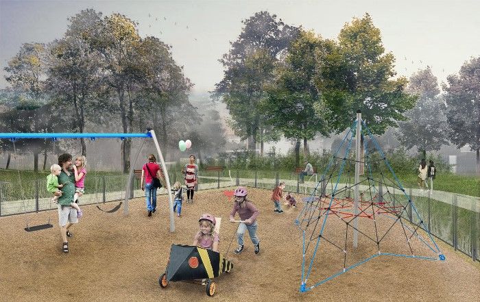placu zabaw przy ul. Maćka z Bogdańca w Tyńcu