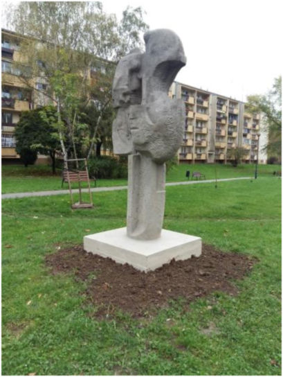 abstrakcyjna rzeźba 