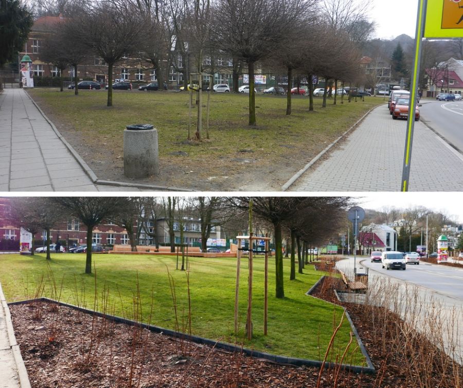 skwer, zarząd zieleni miejskiej