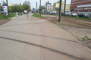 Prace torowe na ul. Brożka