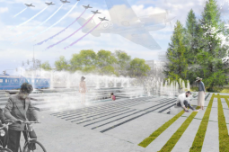 W Parku Lotników powstaje fontanna