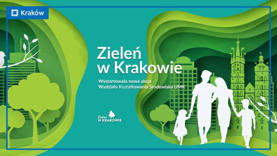 Rusza akcja społeczno-edukacyjna „Zieleń w Krakowie”