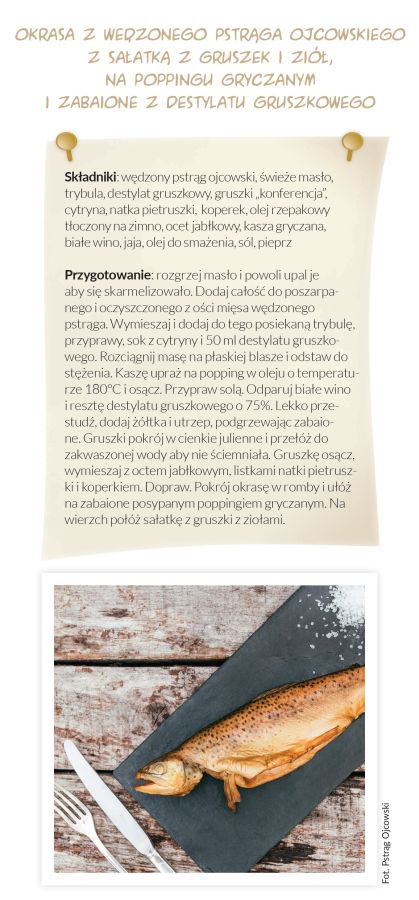 przepis na pstrąga ojcowskiego