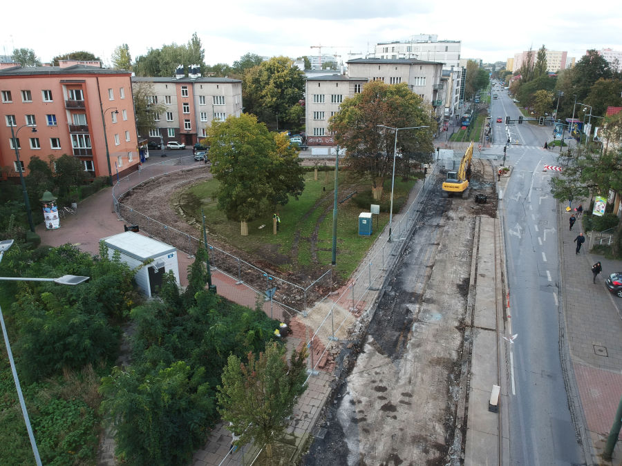 Remont torowiska do Bronowic.