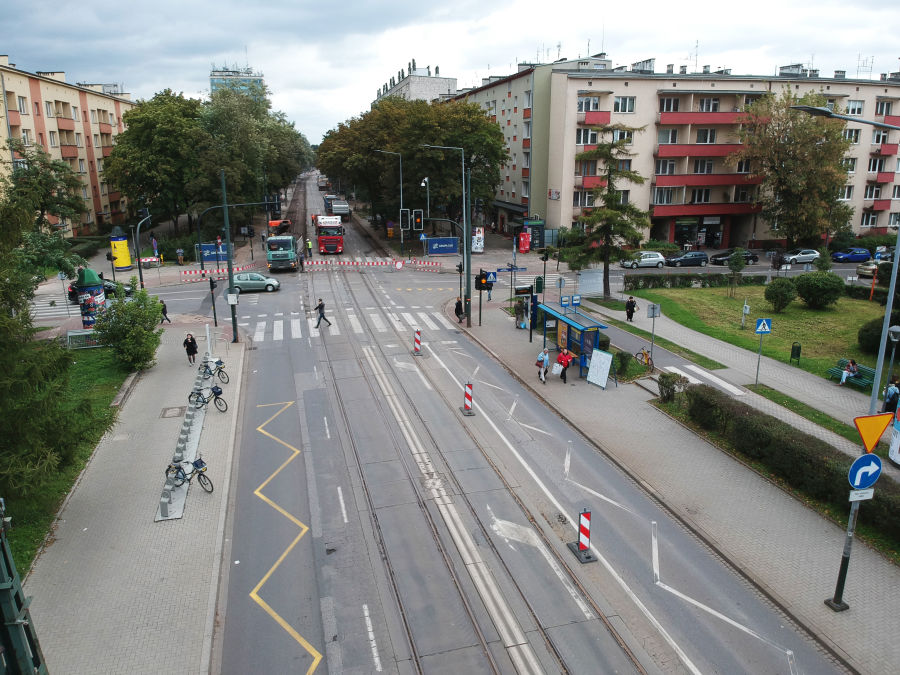 Remont torowiska do Bronowic.