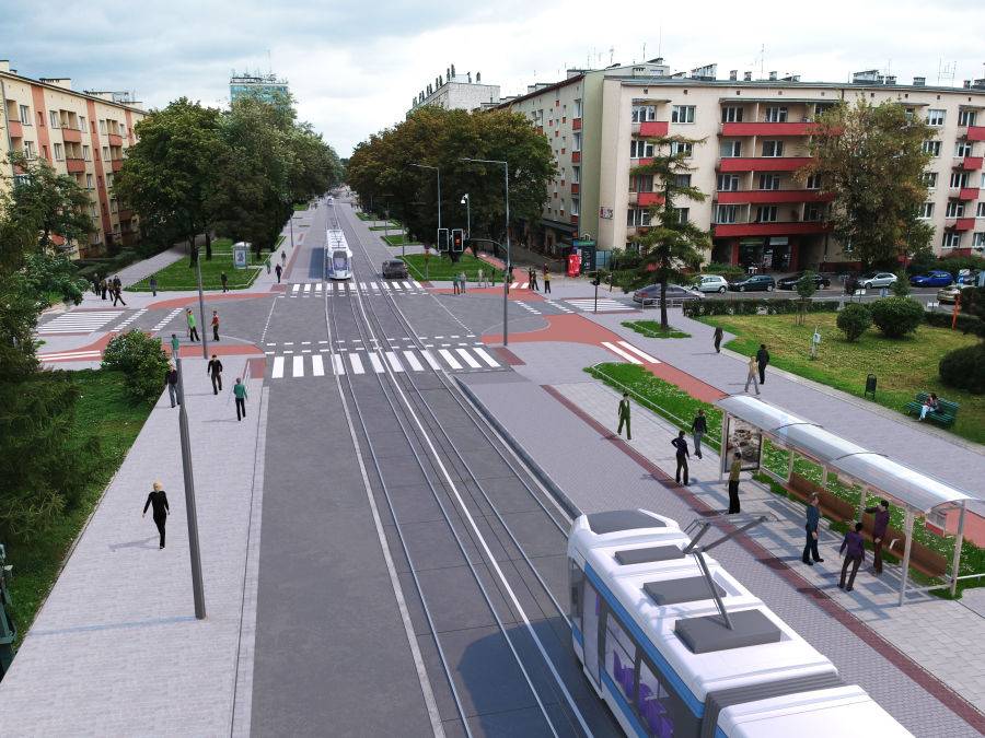 Remont torowiska do Bronowic.