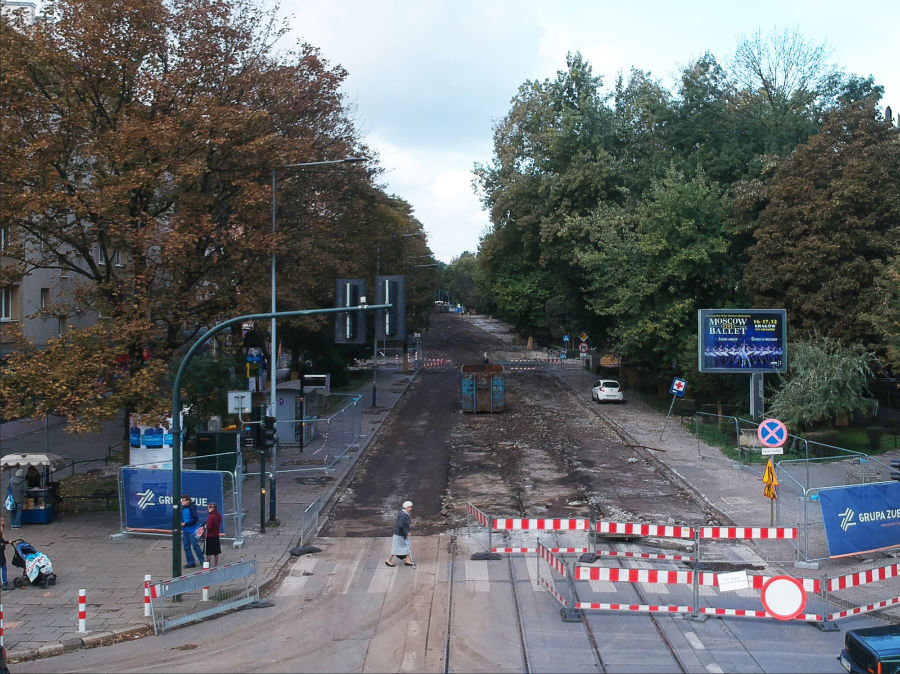 Remont torowiska do Bronowic.