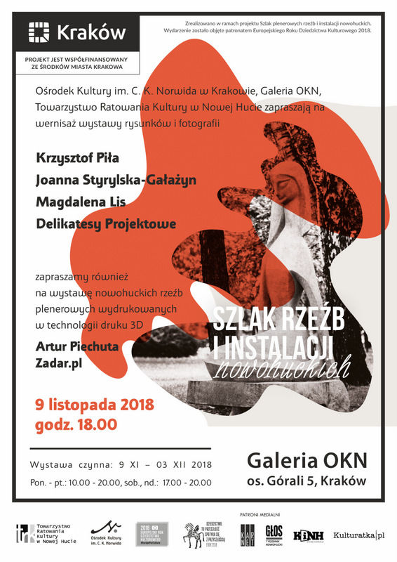 wystawa Szlak rzeźb i instalacji nowohuckich