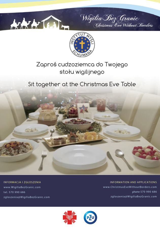 Wigilia bez granic - plakat