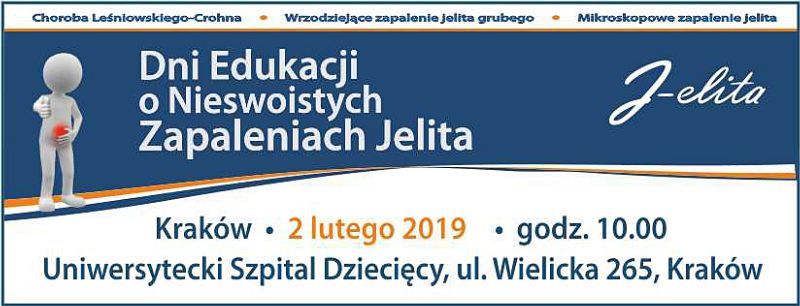  XI Małopolski Dzień Edukacji o Nieswoistych Zapaleniach Jelit