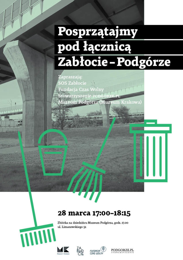 Posprzątajmy pod łącznicą Zabłocie-Podgórze