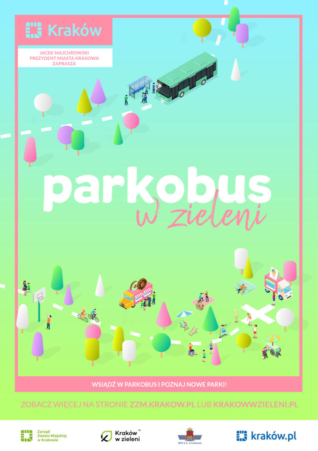 Parkobus w zieleni